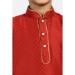 Picture of Resplendent Cotton Cardinal Red Kids Kurta Pyjama