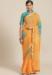 Picture of Gorgeous Georgette Golden Poppy Saree