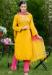 Picture of Shapely Rayon Jonquil Readymade Salwar Kameez