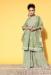 Picture of Magnificent Cotton Sage Green Readymade Salwar Kameez