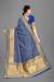 Picture of Good Looking Silk Denim Blue Saree