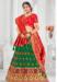Picture of Comely Silk Bottle Green Readymade Lehenga Choli