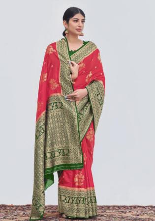 Picture of Radiant Organza Cardinal Red Saree