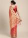 Picture of Pretty Organza Indian Red Saree