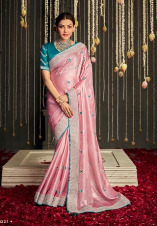 Picture of Well Formed Silk Pink Saree