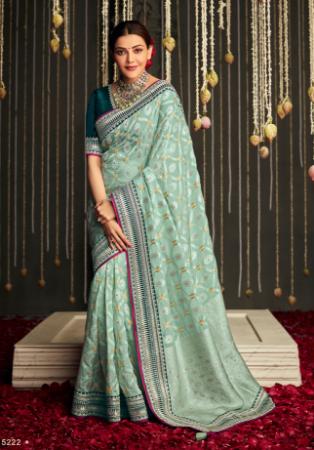 Picture of Well Formed Silk Dark Grey Saree