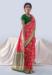 Picture of Fascinating Organza Indian Red Saree