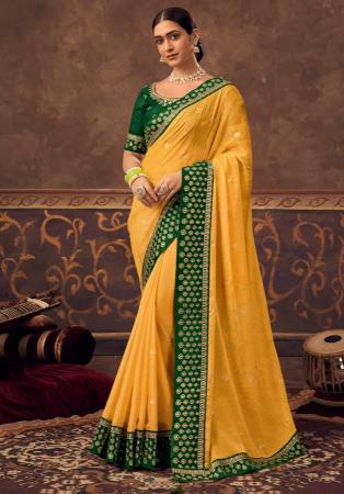 Picture of Exquisite Chiffon Sandy Brown Saree