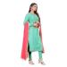 Picture of Bewitching Silk Sky Blue Straight Cut Salwar Kameez