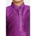 Picture of Lovely Silk Purple Kids Kurta Pyjama