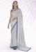 Picture of Lovely Georgette White Saree