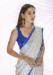 Picture of Lovely Georgette White Saree