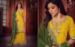 Picture of Delightful Georgette Yellow Straight Cut Salwar Kameez