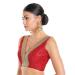 Picture of Gorgeous Chiffon & Silk Indian Red Designer Blouse