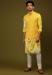 Picture of Alluring Rayon Golden Rod Kurtas