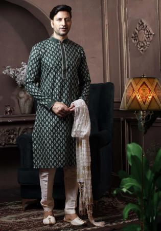 Picture of Lovely Cotton Dim Gray Kurtas