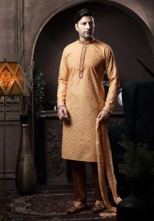 Picture of Excellent Cotton Indian Red Kurtas