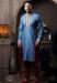 Picture of Lovely Cotton Steel Blue Kurtas