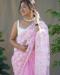 Picture of Excellent Silk & Organza Thistle Saree