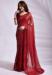 Picture of Well Formed Georgette Maroon Saree