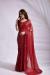 Picture of Well Formed Georgette Maroon Saree