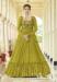 Picture of Grand Georgette Peru Party Wear Gown