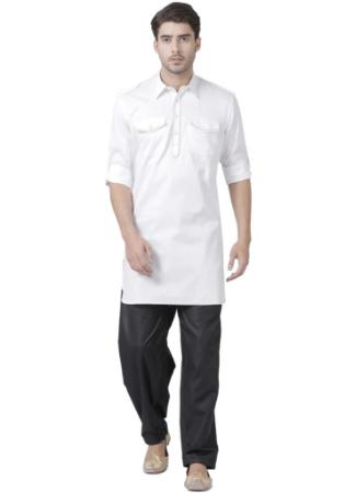 Picture of Comely Cotton White Kurtas