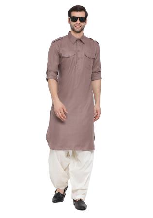 Picture of Shapely Cotton Rosy Brown Kurtas
