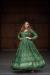 Picture of Resplendent Silk Dark Olive Green Party Wear Gown