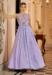 Picture of Excellent Georgette Light Slate Grey Party Wear Gown