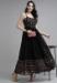 Picture of Graceful Georgette Black Readymade Gown