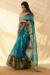 Picture of Lovely Georgette Teal Saree