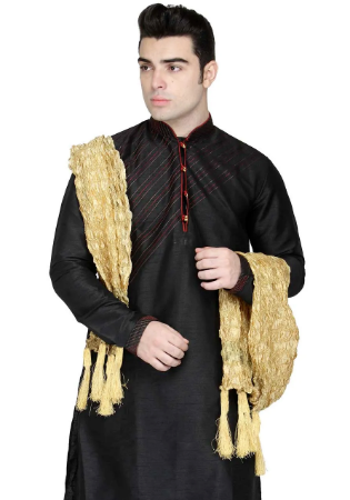Picture of Ravishing Silk Black Kurtas