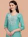Picture of Appealing Cotton Turquoise Readymade Salwar Kameez