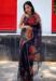 Picture of Shapely Organza Dark Slate Grey Saree