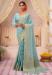 Picture of Shapely Georgette Light Steel Blue Saree