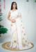 Picture of Stunning Organza Off White Saree