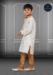 Picture of Admirable Silk White Kids Kurta Pyjama