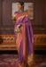 Picture of Lovely Silk Medium Violet Red Saree