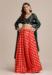 Picture of Comely Silk Fire Brick Lehenga Choli