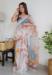 Picture of Good Looking Organza Off White Saree