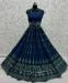 Picture of Bewitching Georgette Navy Blue Lehenga Choli