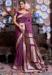 Picture of Lovely Silk Purple Saree
