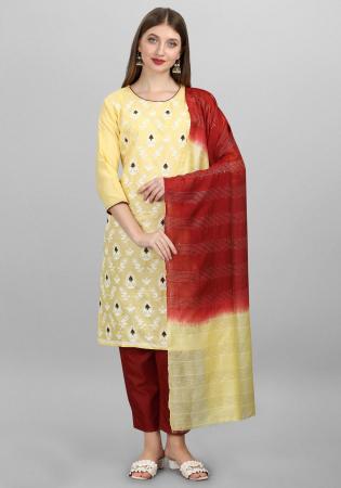 Picture of Superb Cotton Wheat Readymade Salwar Kameez
