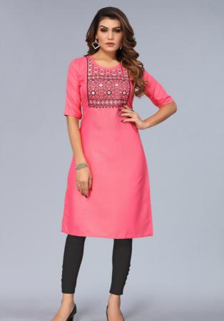 Picture of Amazing Cotton Light Coral Kurtis & Tunic