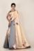 Picture of Charming Satin Pale Golden Rod Saree