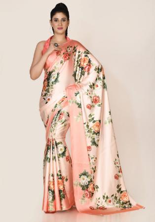 Picture of Graceful Satin Old Lace Saree