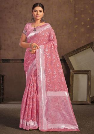 Picture of Sublime Cotton Rosy Brown Saree