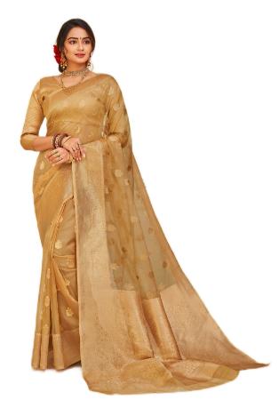 Picture of Sightly Silk Burly Wood Saree