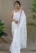 Picture of Charming Silk & Organza White Saree